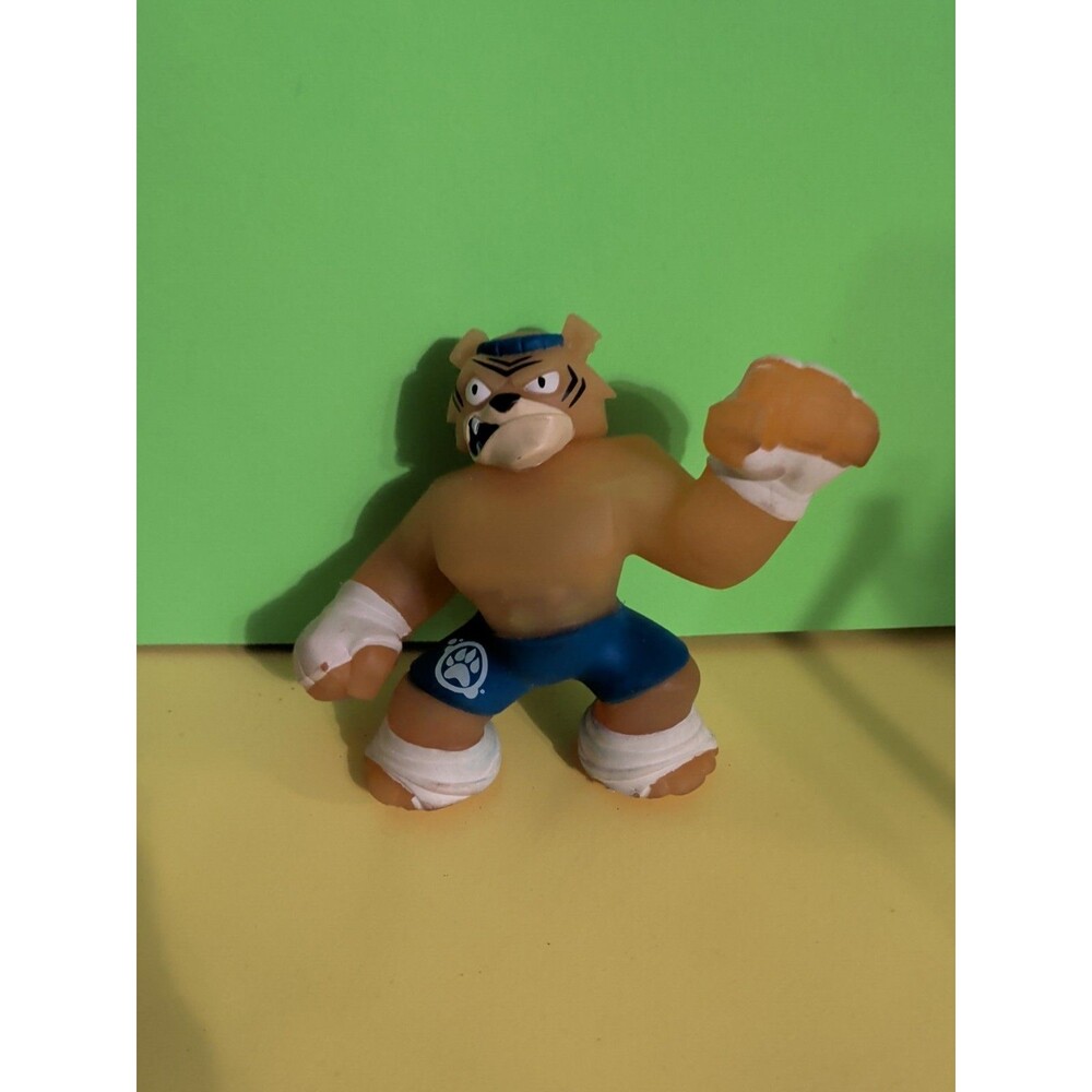 Heroes of Goo Jit Zu tiger Action Figure, Moose brand elastic stretchable toy